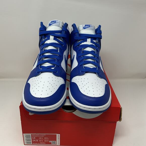Retro Nike Dunk High Kentucky DD1399-102 Men Size 13 Be True To Your School Blue main image 4